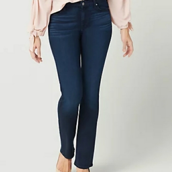 7 For All Mankind Denim - Jen7 by 7 for All Mankind Slim Straight Jeans